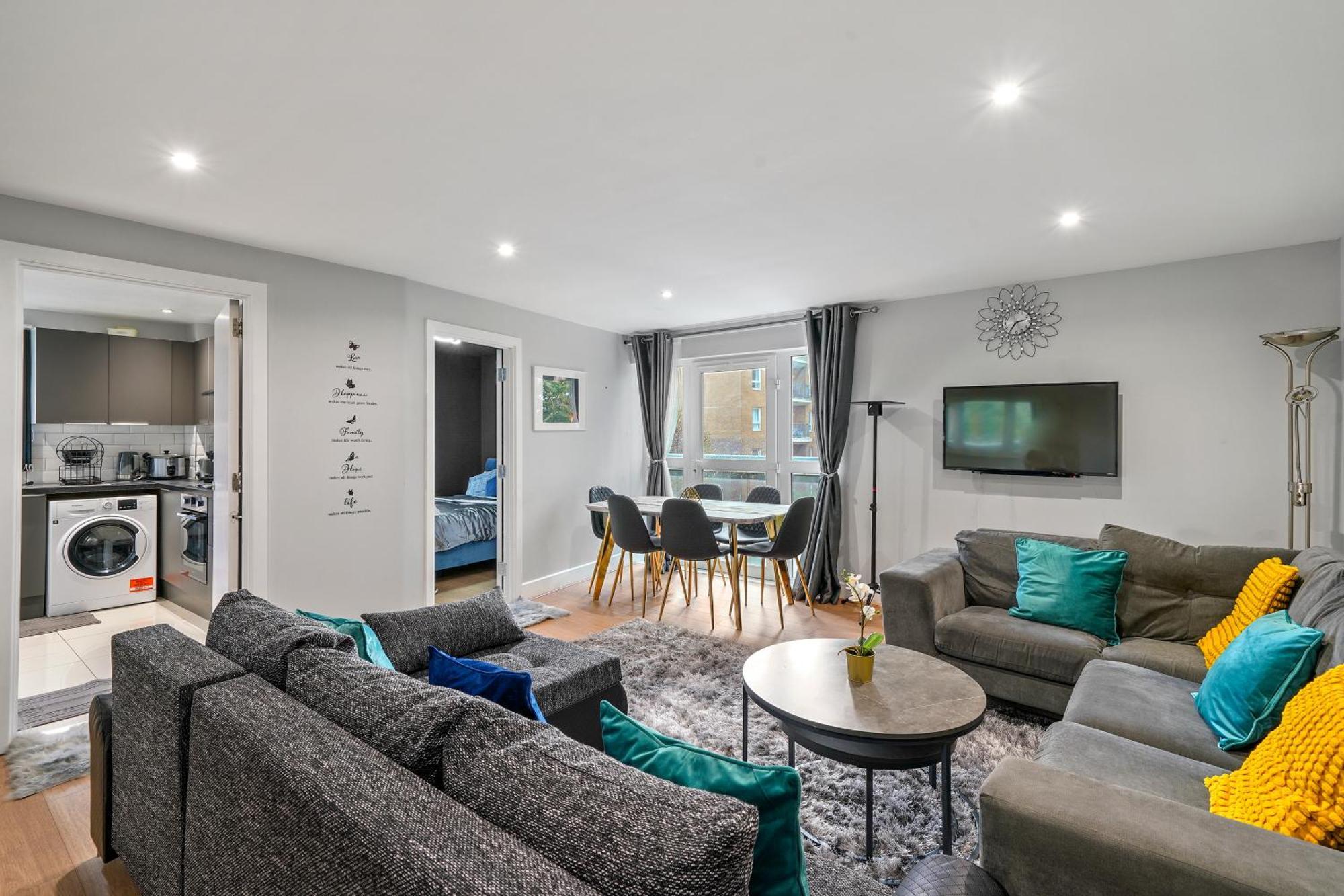 Elegant 3Br 2Bath Flat In Canary Wharf - O2 -Excel Londres Extérieur photo